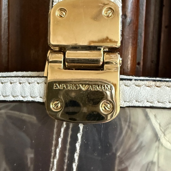 Giorgio Armani Clear and White Tote Bag - Picture 2 of 10